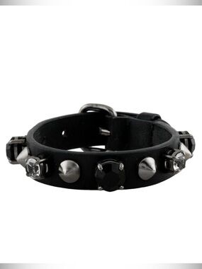 MIU MIU Studded & Crystal Wrap Bracelet